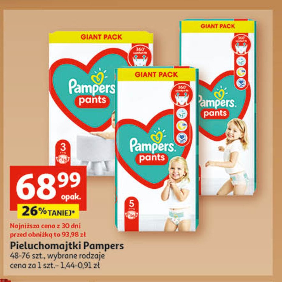 pampers pants pieluchomajtki midi 3 opinie