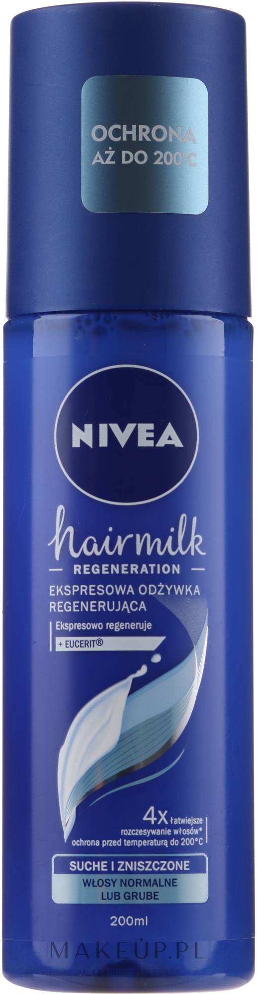 ekspresowa odżywka regenerująca do włosów o cienkiej strukturze hairmilk 200ml