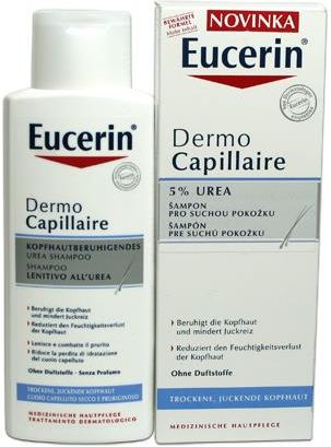 eucerin dermocapillaire szampon do suchej i swędzącej skóry głowy