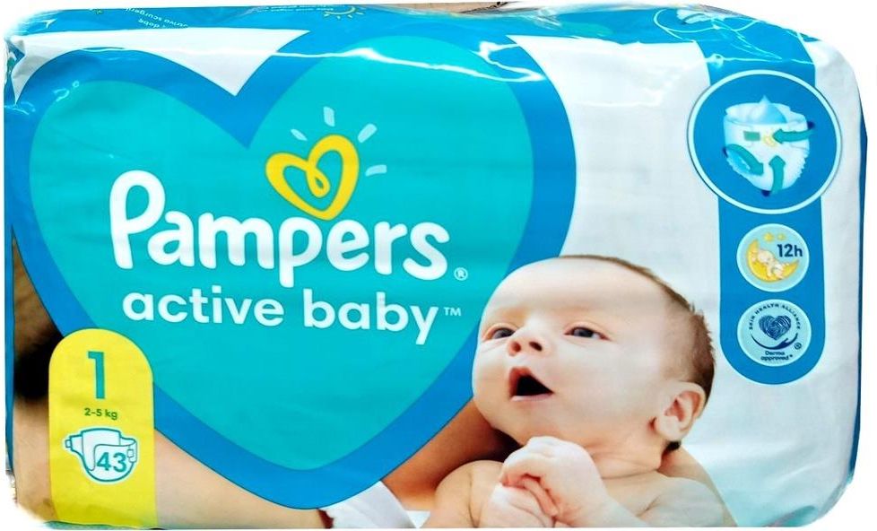 pampers newborn 43 szt cena