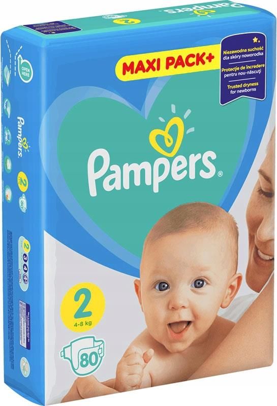 pampers 2 maxi pack 80