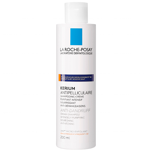 la roche-posay kerium szampon przeciwłupieżowy na łupież suchy 400 ml