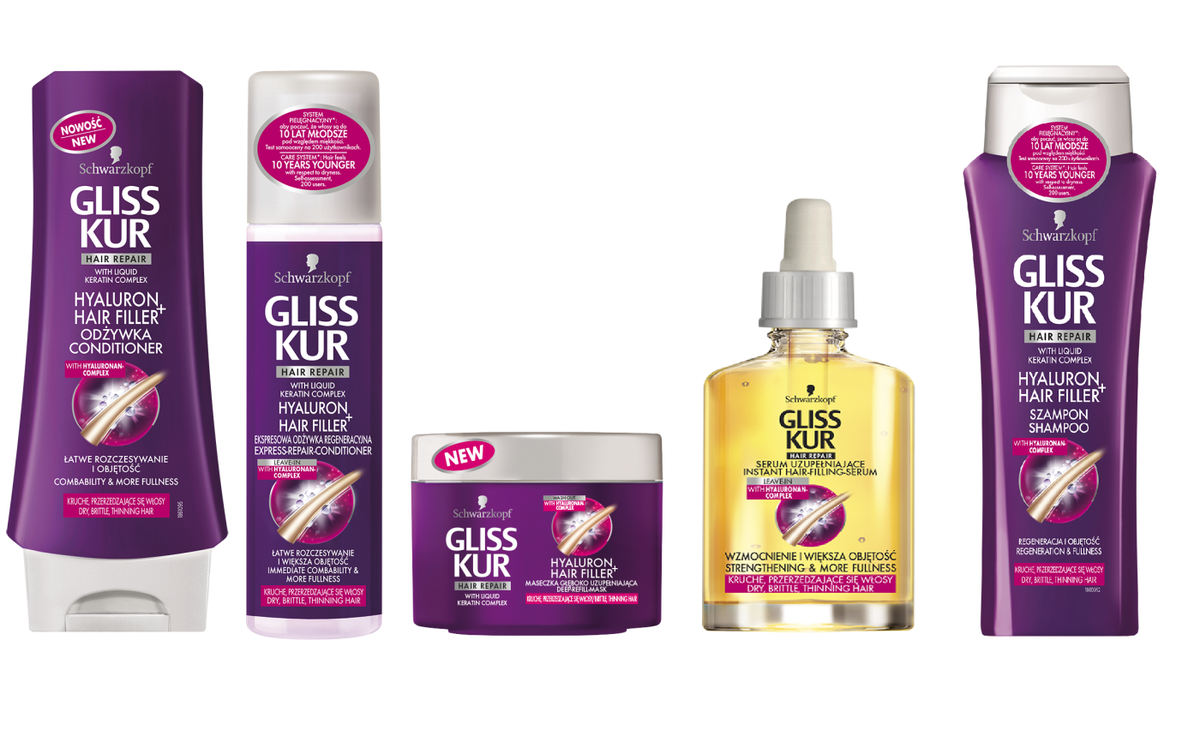 gliss kur hyaluron hair filler ekspresowa odżywka regenerująca do włosów