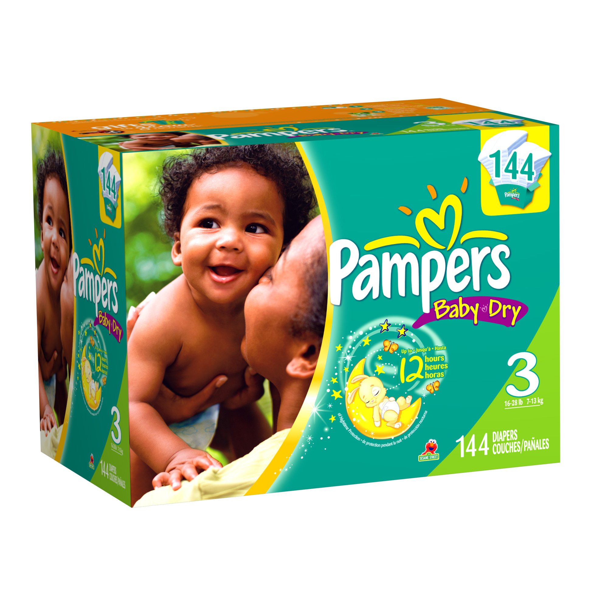 cena pampers activ dry 125 szt