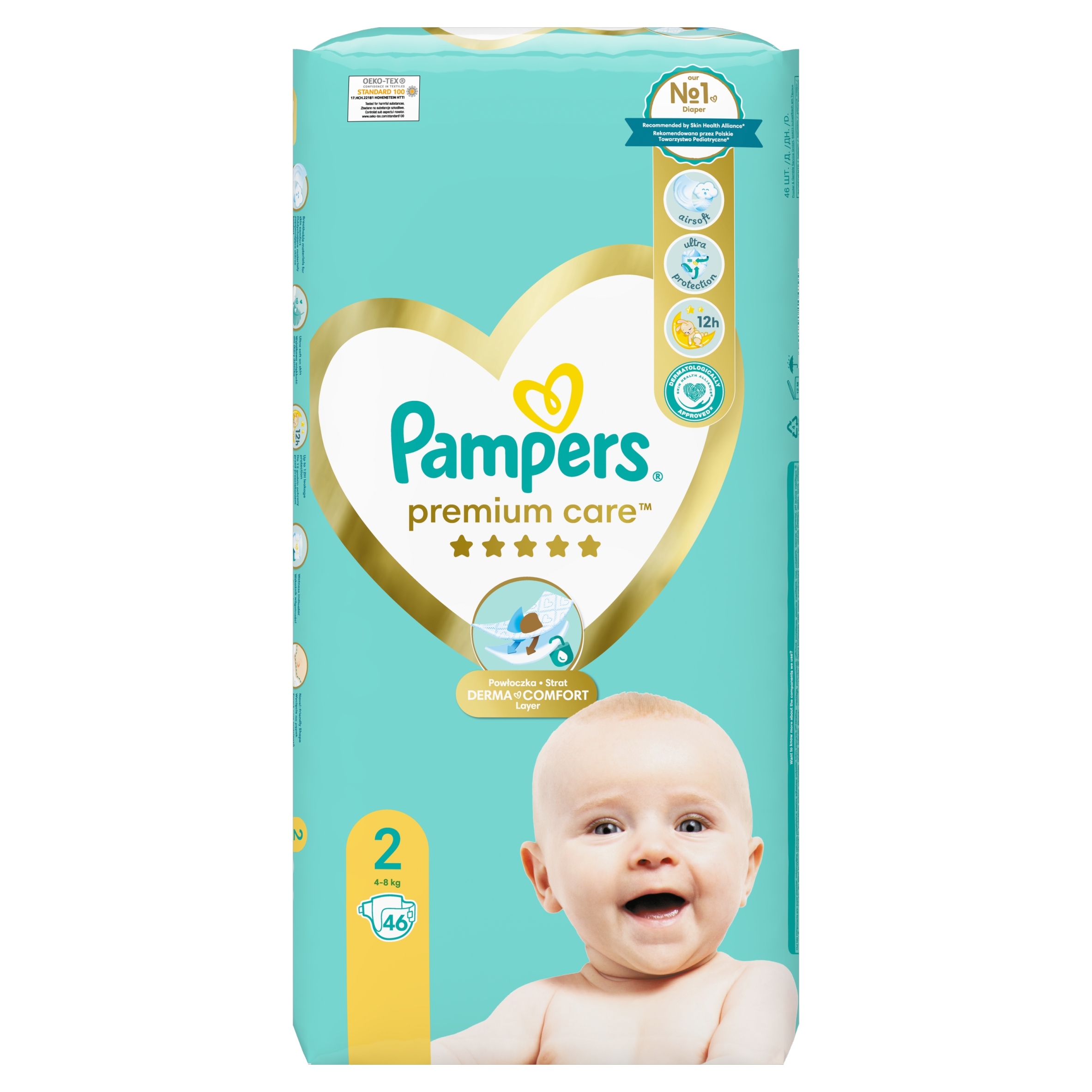 pampers premium care rozmiar 2 mini 4-8 kg 68 szt