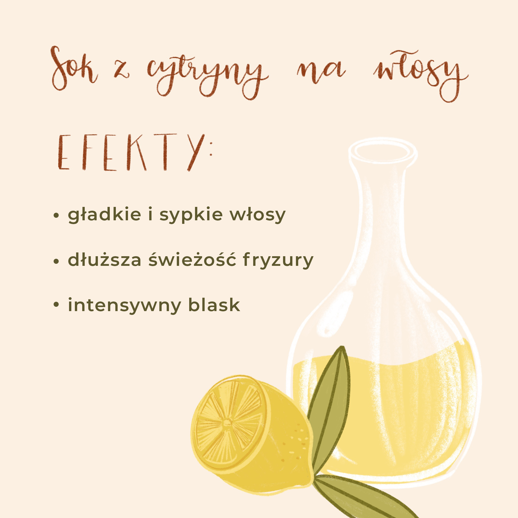 odżywka do włosów żółtko cytryna