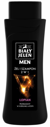 biały jeleń szampon 400 ml łopian