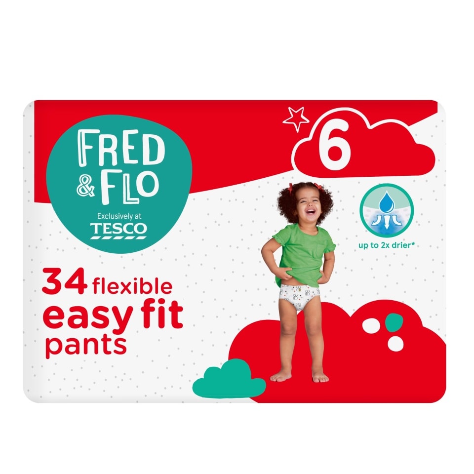 tesco pampers pants 6