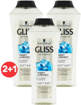 gliss kur purify & protect szampon 400 ml