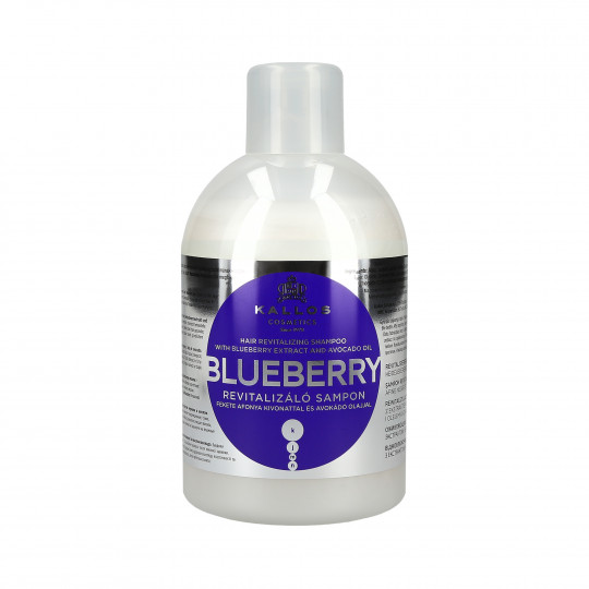 kallos blueberry rewitalizujący szampon do włosów 1000ml