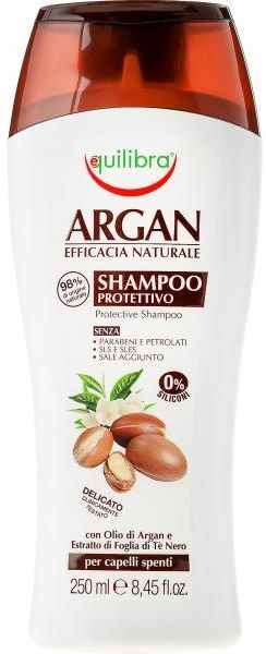 equilibra argan szampon ochronny do włosów 250ml