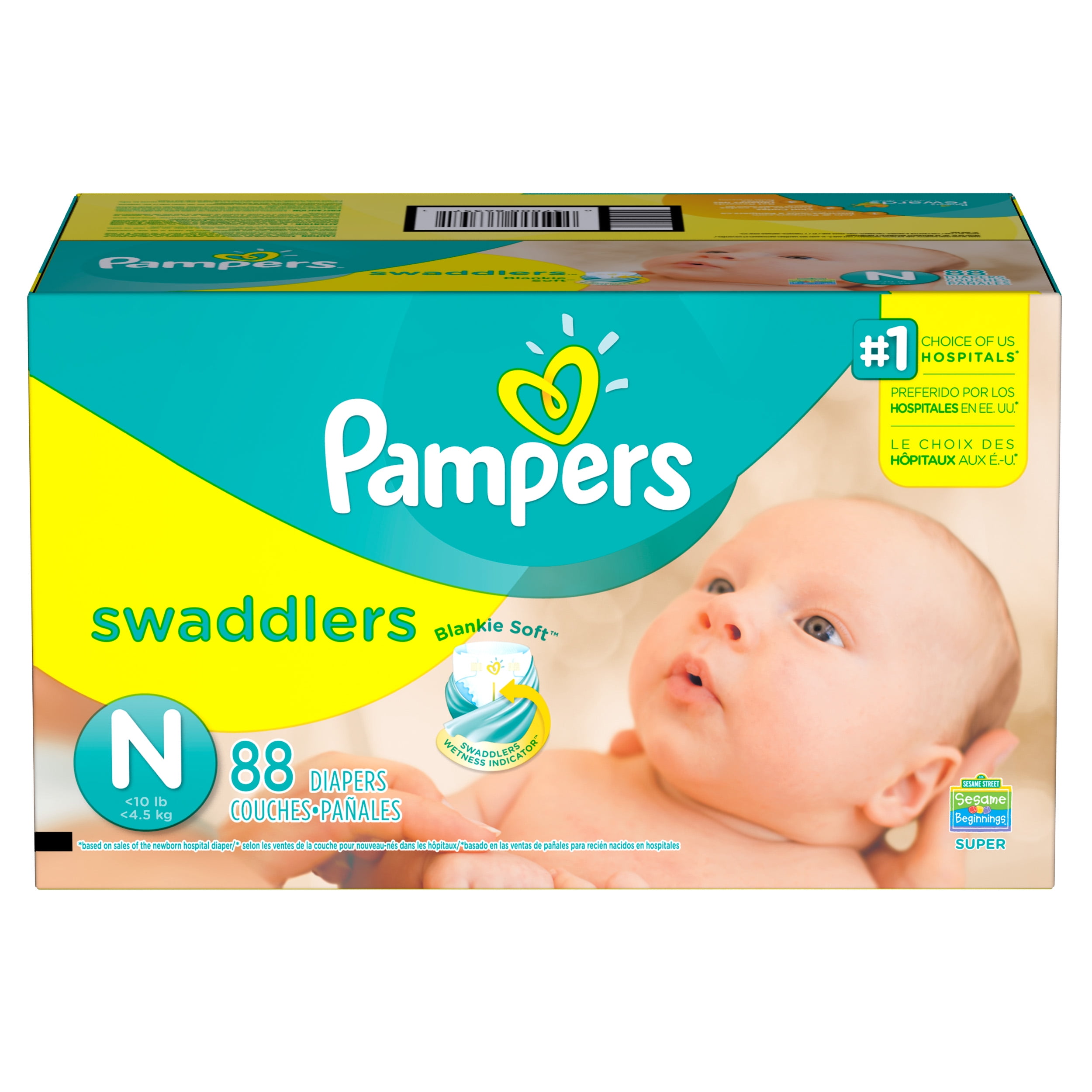 pampers newborn 88 pack