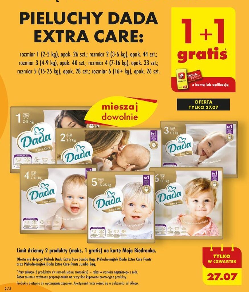 pieluchy dada.extra care promovja