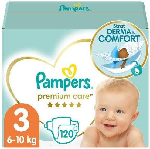 pampers care 3 120 szt