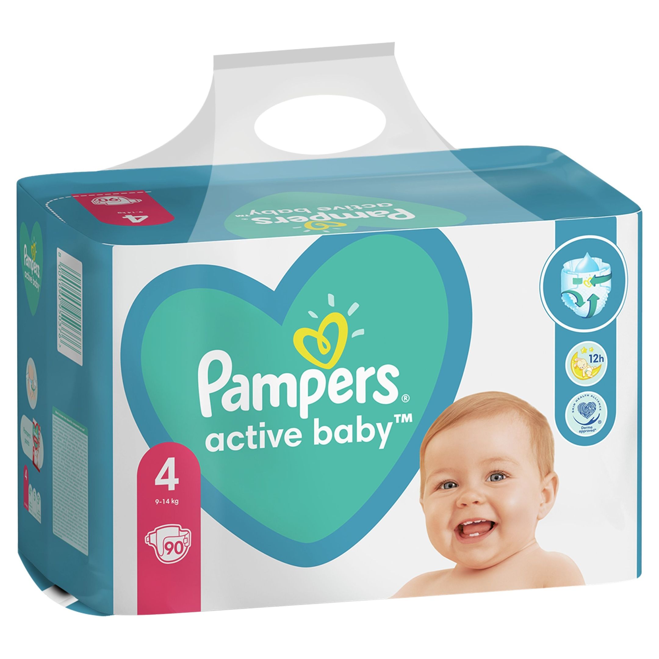 pampers active baby 4 giant box