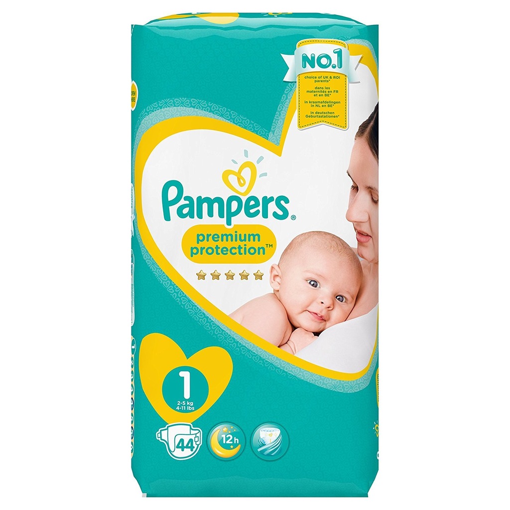 pampers 1 44 sztuki