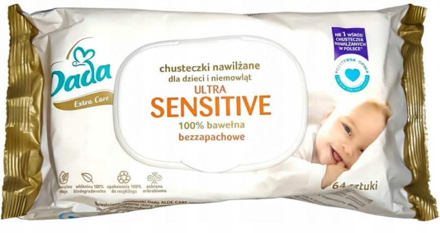 chusteczki nawilżane dada sensitive