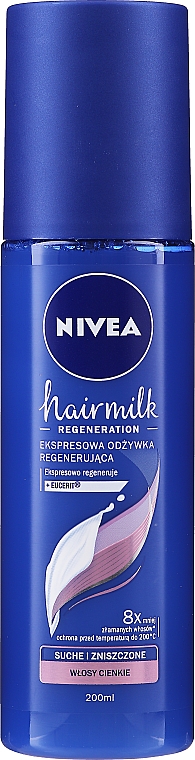 odżywka do włosów nivea milk