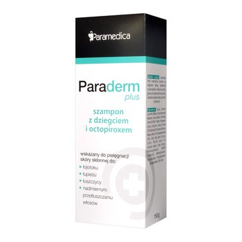 paraderm plus szampon z dziegciem i octopiroxem