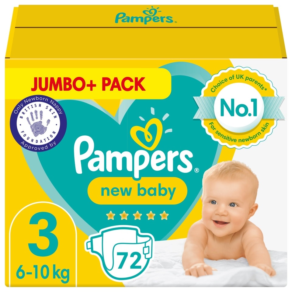 tesco pampers baby dry 3 74 szt