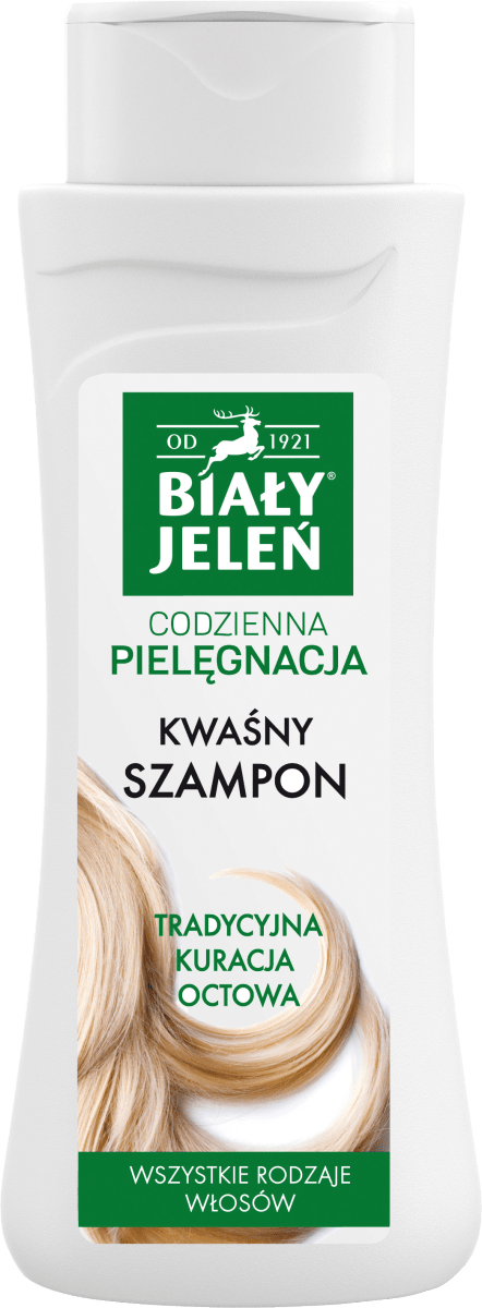 biały jeleń szampon z octem