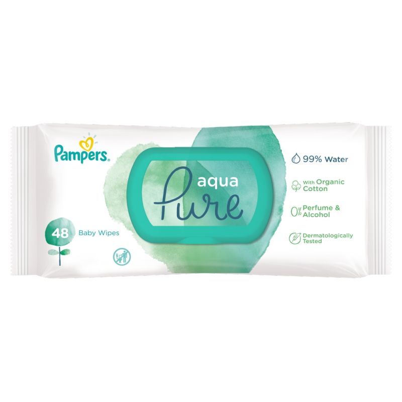 chusteczki dla niemowląt pampers aqua pure