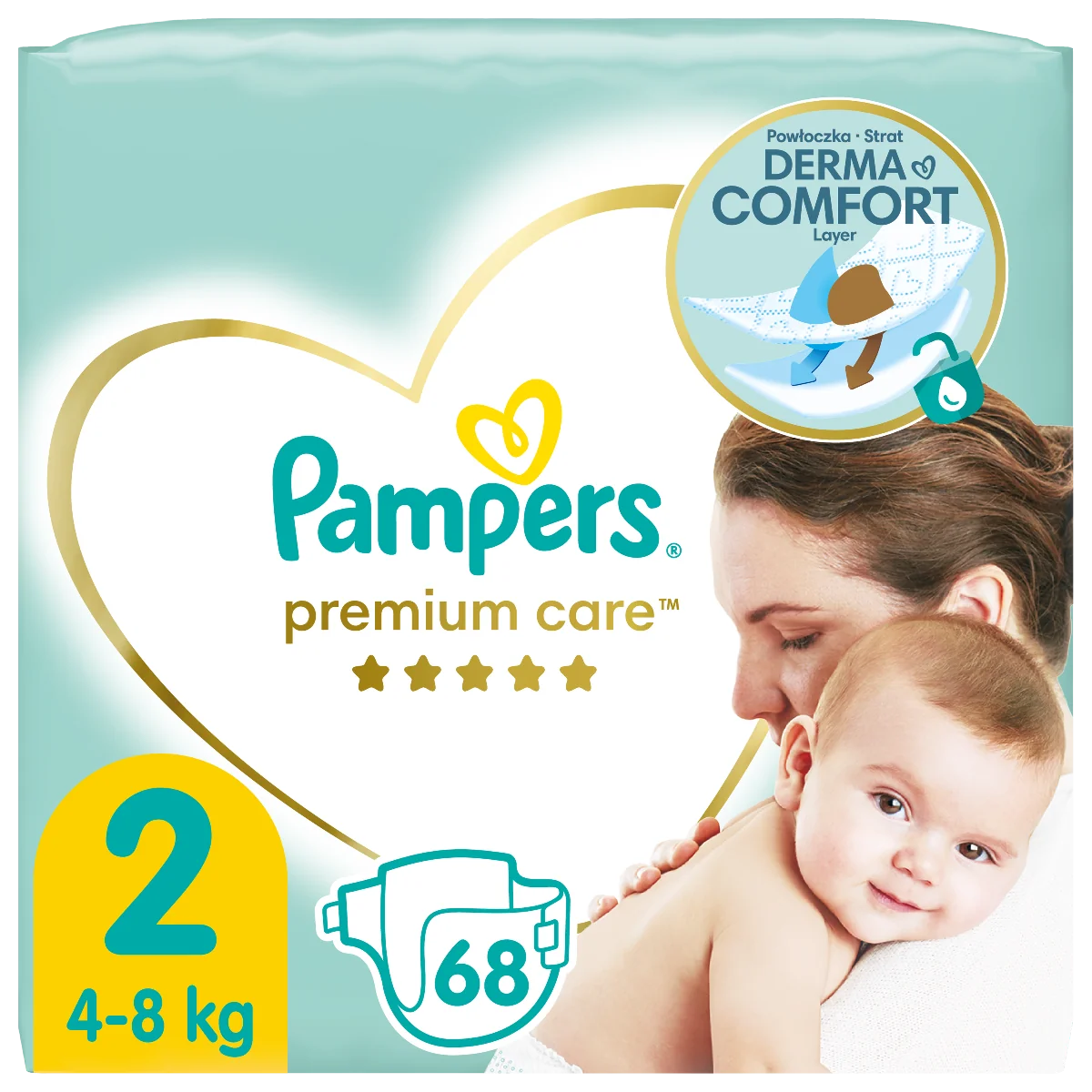 pampers premium care 2 80 sztuk