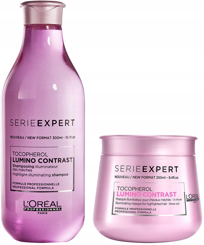 serie expert lumino contrast tocopherol szampon skład