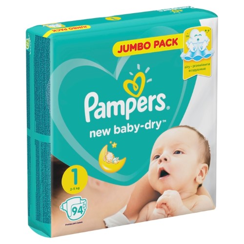 pampers new baby-dry rozmiar 1