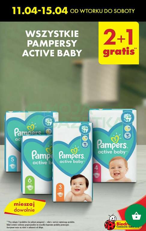 biedronka pampers 2019