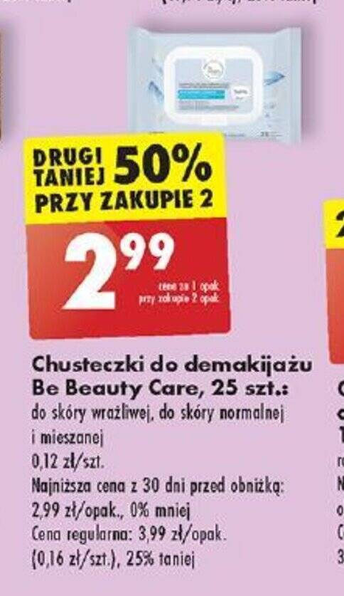 chusteczki nawilżane biedronka be beauty