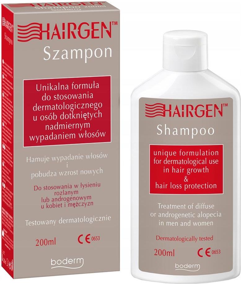 hairgen spray i szampon opinie