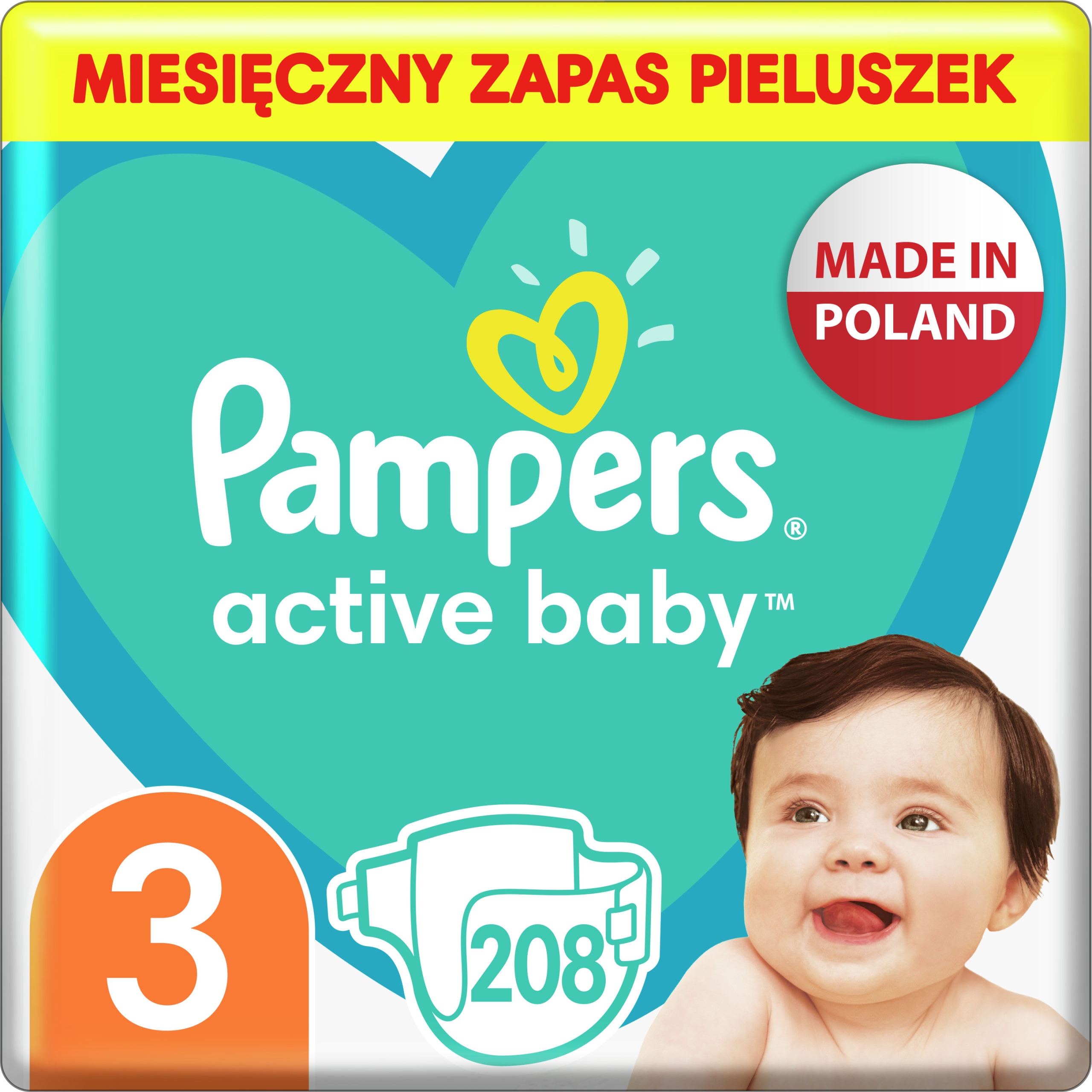 pampers rozmiar 3 nie ma zóltego paska