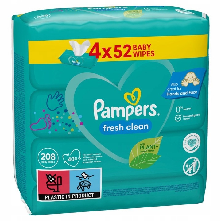 pampers chusteczki rodzaje