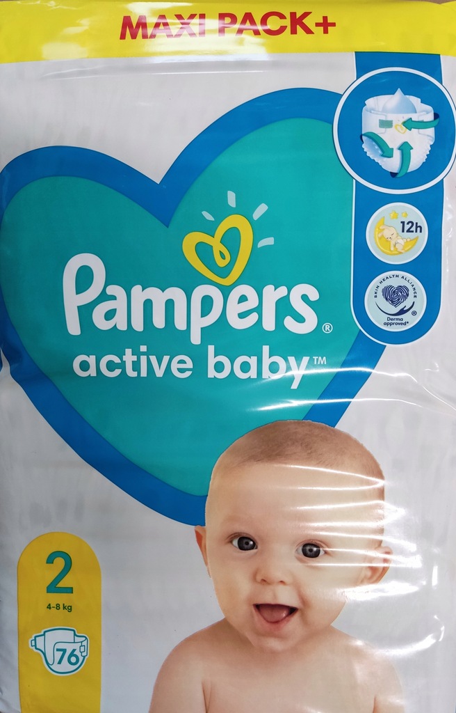 pampers active baby 2 100