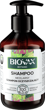 biovax botanic micelarny szampon oczyszczający 200 ml