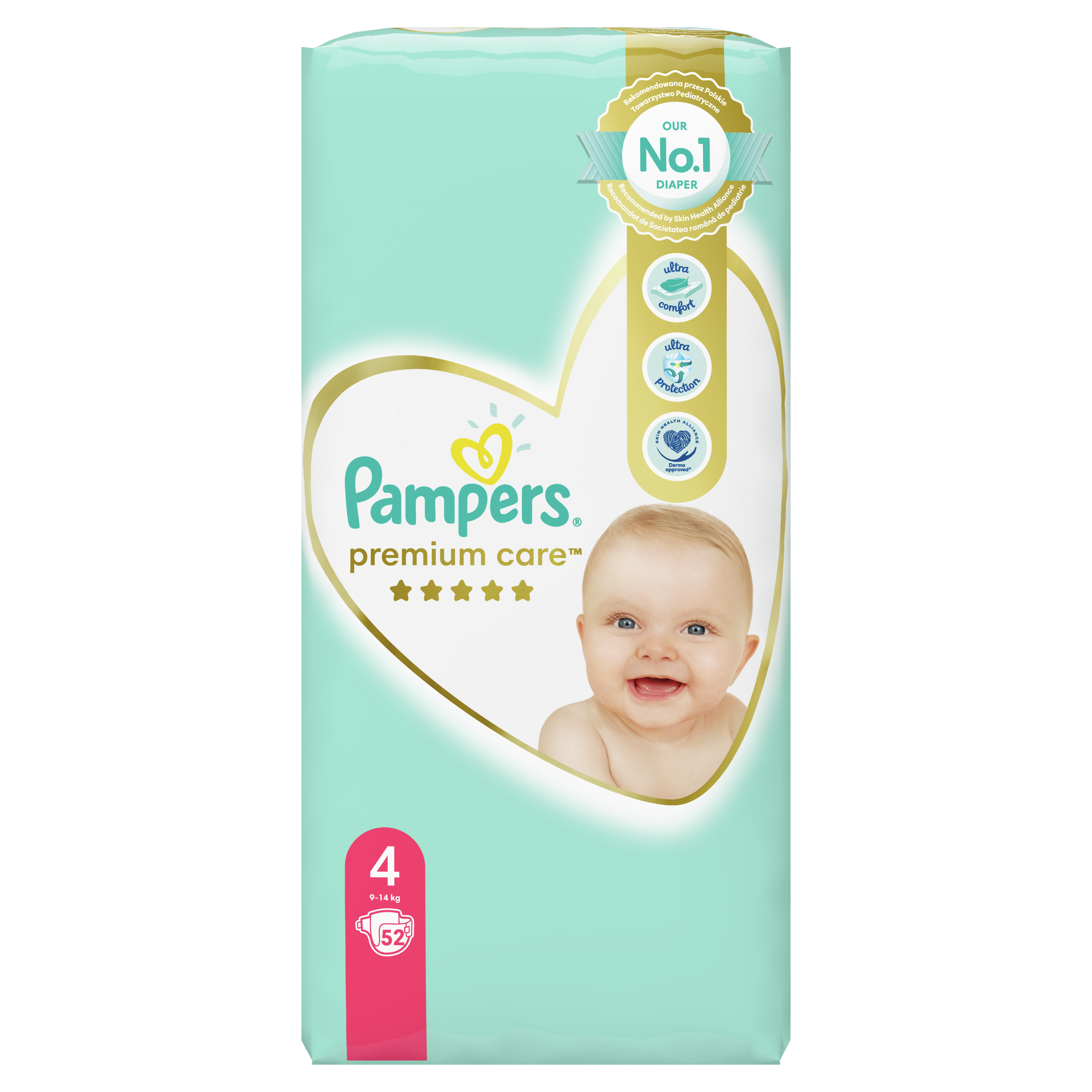 pampers premium care 4 maxi 52 selgros