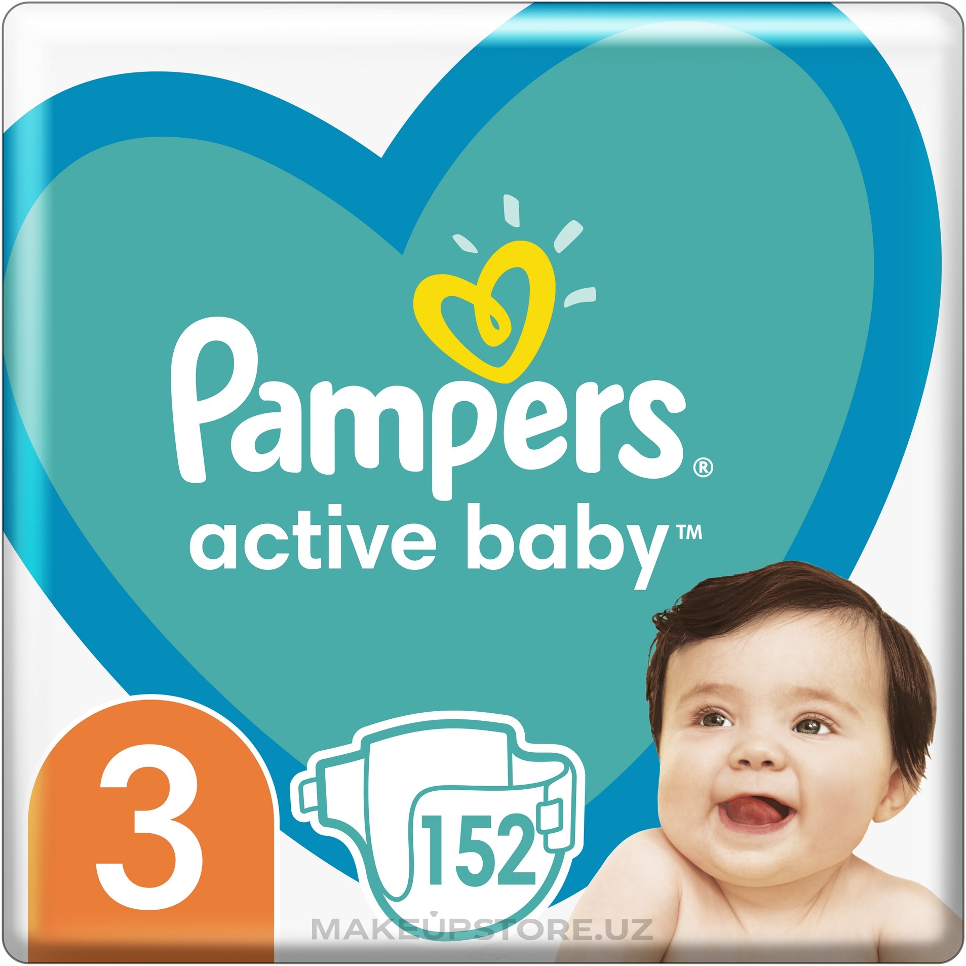 pampers active 3 mega pack 152 cena