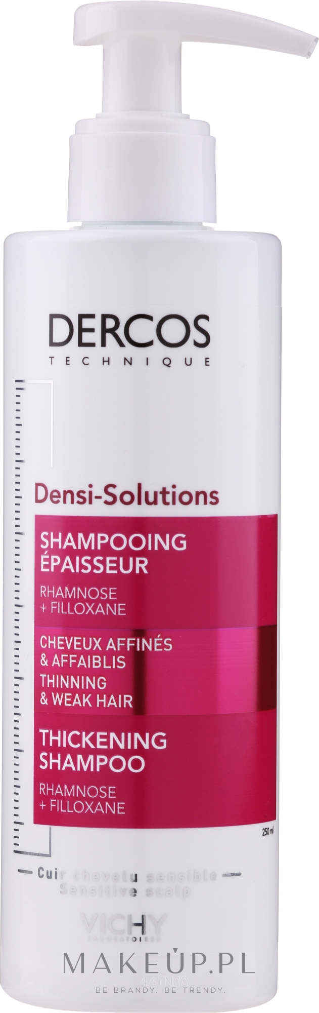 vichy dercos densi solutions szampon zwiększający objętość włosów 250 ml