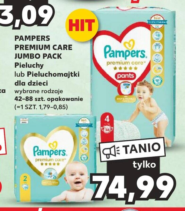 pampers premium care opakowanie promocyjne