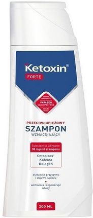 lbiotica ketoxin forte szampon przeciwłupieżowy wzmacniający 200ml ceneo