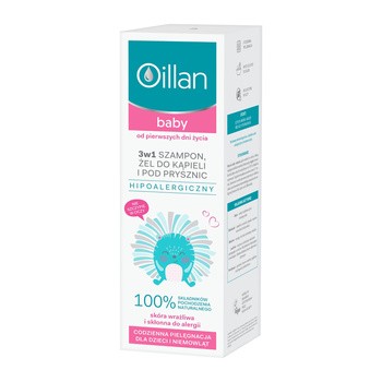 oillan baby 3w1 żel szampon do kąpieli 200ml