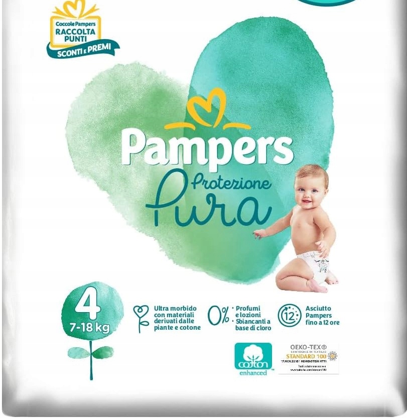 pampers pure pieluchy 4