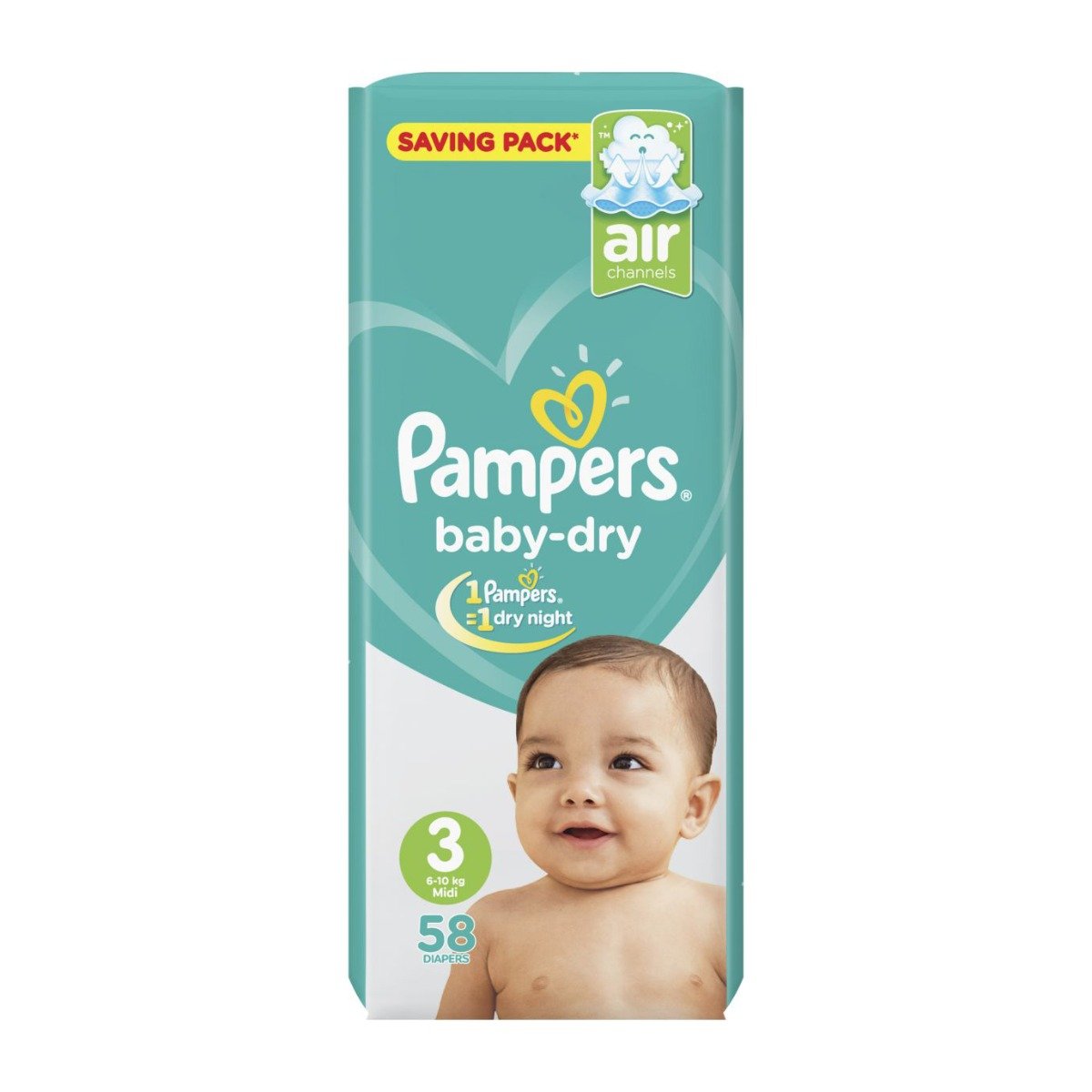 pampers new baby dry 3 midi