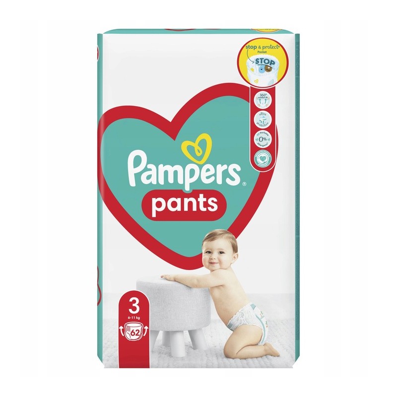 pampers pants pieluchomajtki 3 6-11kg 4x28szt