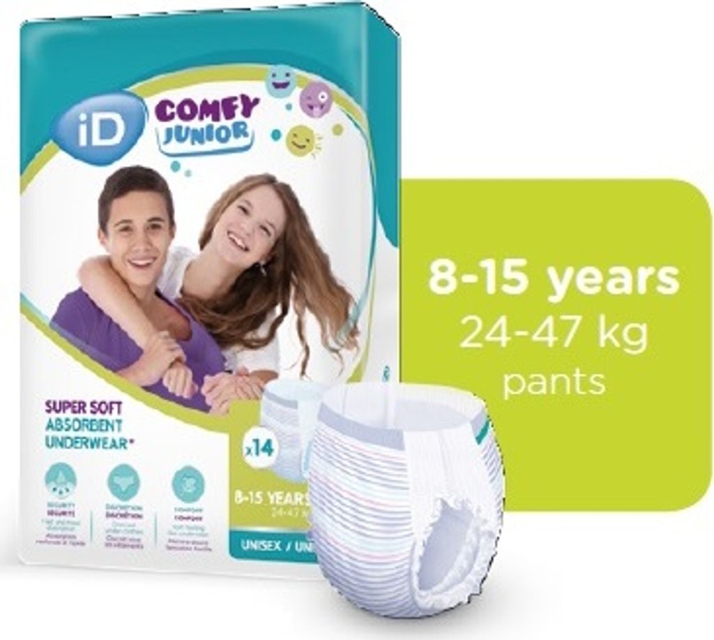 Pieluchy-majtki iD Comfy Junior 24-47kg 14szt