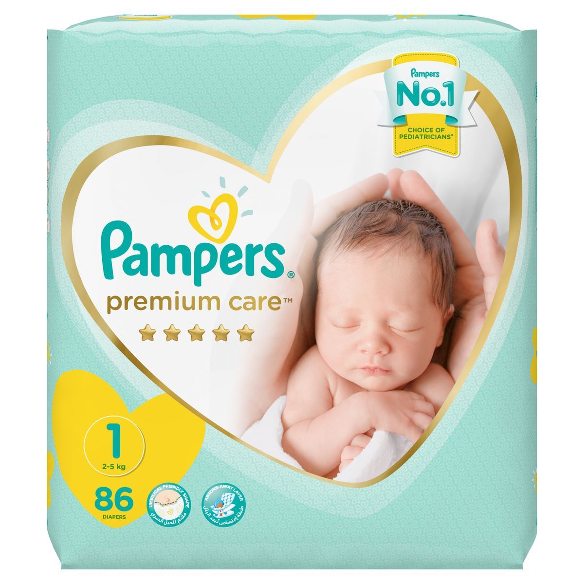 pampers premium care 1 jumbo pack