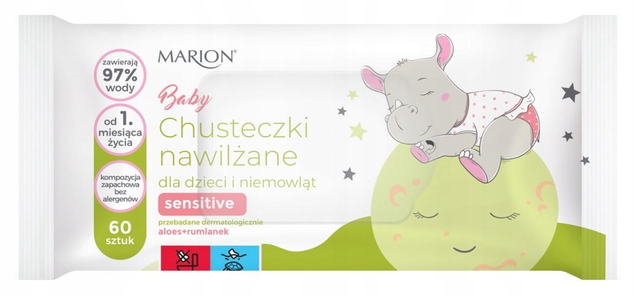 marion chusteczki nawilżane szkolne