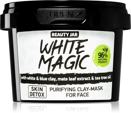 Beauty Jar White Magic oczyszczająca maseczka glinkowa do twarzy 125g