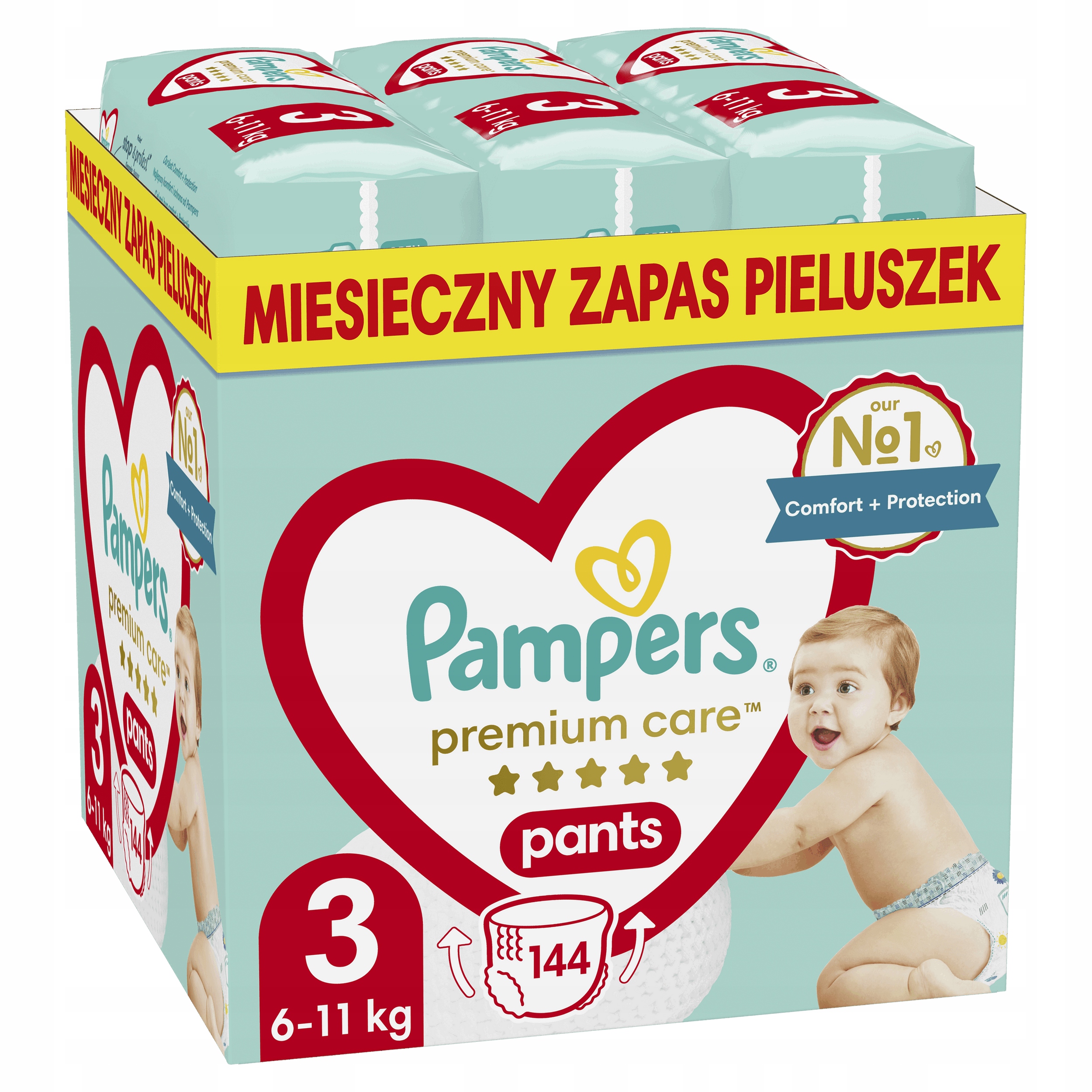 pampers premium care 3 pieluchomajtki